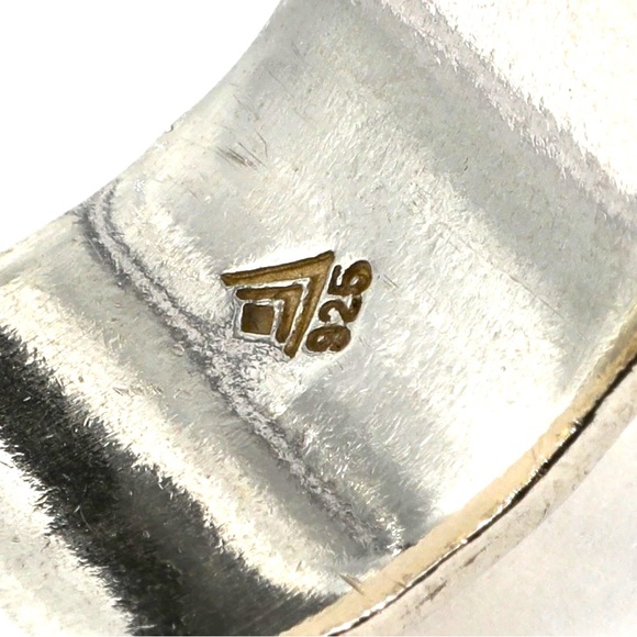 Silpada Vintage Heavy Hammered 
Sterling Silver Wide Band Ring Size 8 - Picture 8 of 8